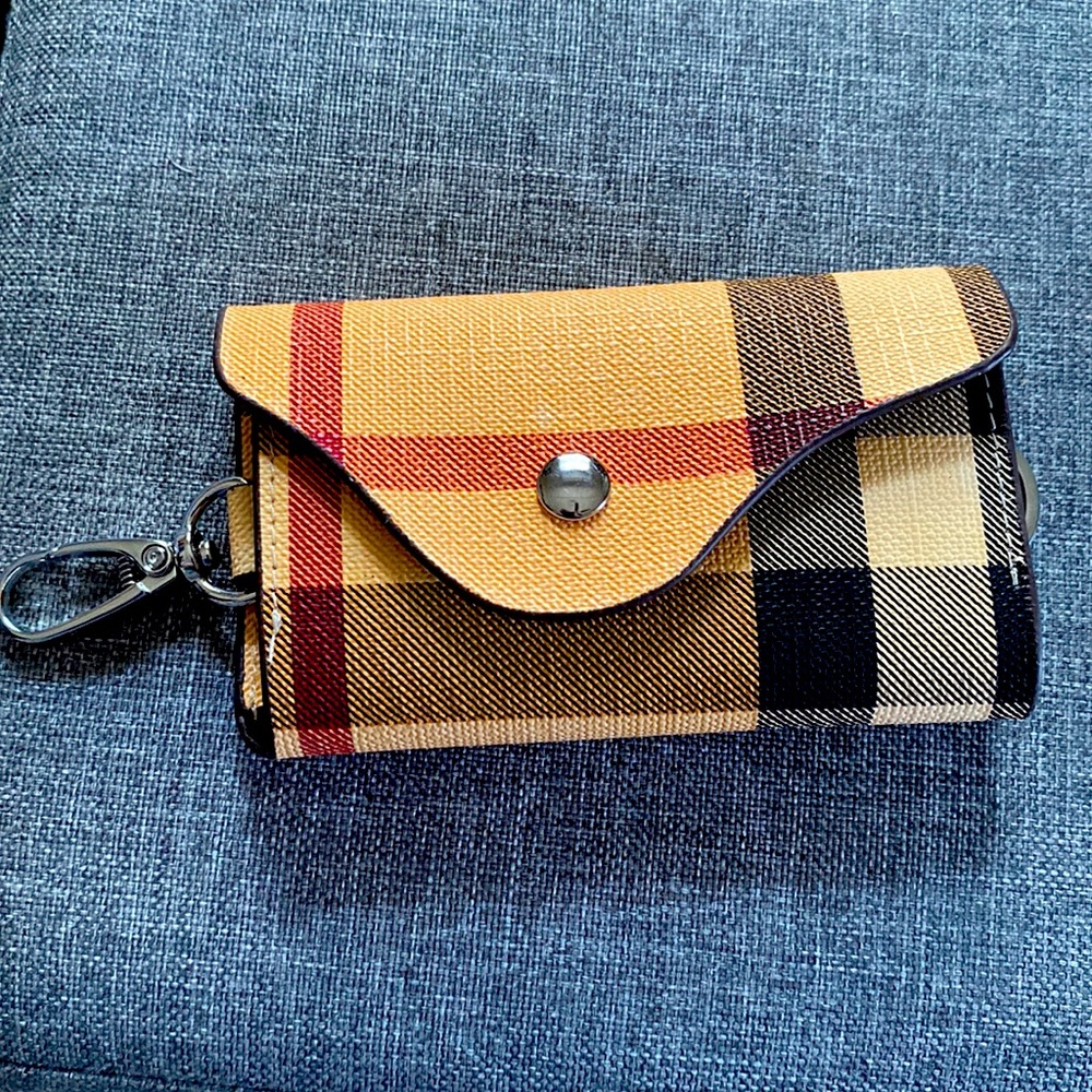 Plaid key chain